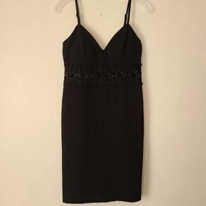 NWOT IRIS Black  women's dress Size L